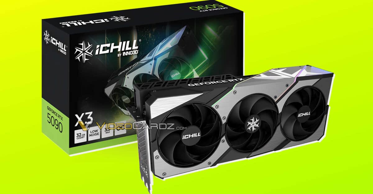 Primeira imagem de uma RTX 5090 pela Inno3D