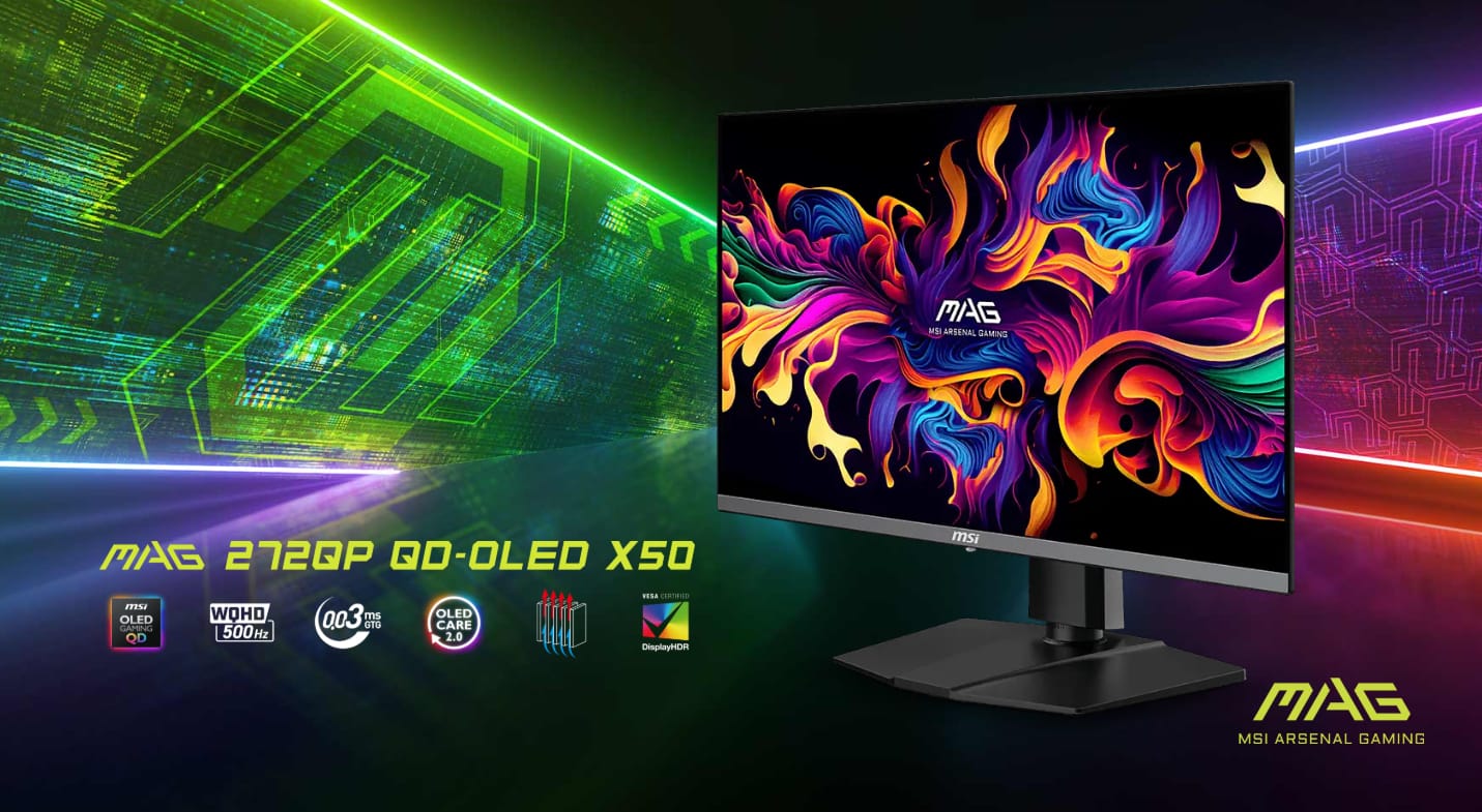 MSI e Gigabyte apresentaram os seus monitores OLED de 500Hz