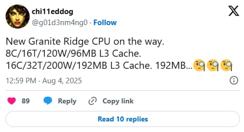 AMD Prepara possivel Ryzen 9000 com Dual X3D