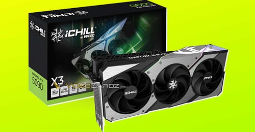 Primeira imagem de uma RTX 5090 pela Inno3D