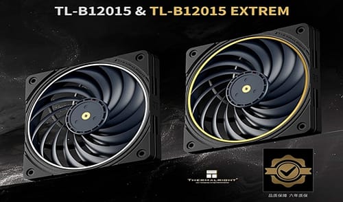 Thermalright apresenta as Fans TL-B12015 com 15mm de espessura apenas