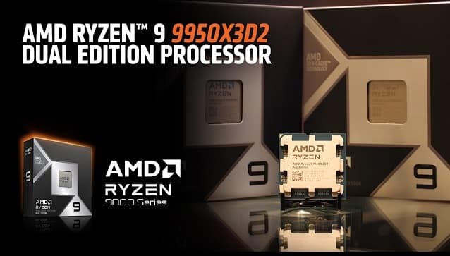 AMD Ryzen 9 9950X3D2 aparece em lojas com preços ainda não oficiais