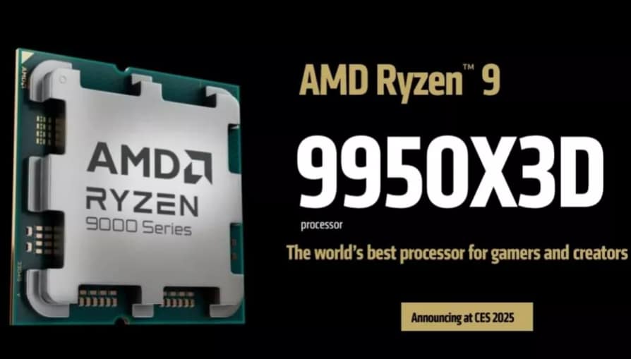 AMD Ryzen 9 9900X3D e 9950X3D dia 12 de Março a 599$ e 699$